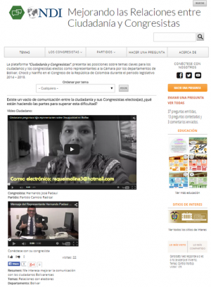 Ciudadanía y Congresistas Platform